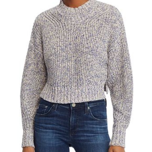 Rebecca Minkoff Sweaters - CROPPED Blue Blend Sweater 🦋 Rebecca Minkoff